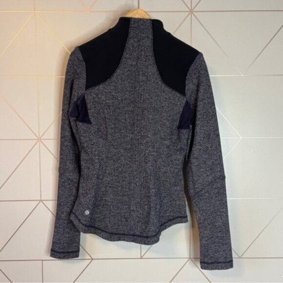 Lululemon Forme Jacket Herringbone Black Swan - Picture 4 of 9